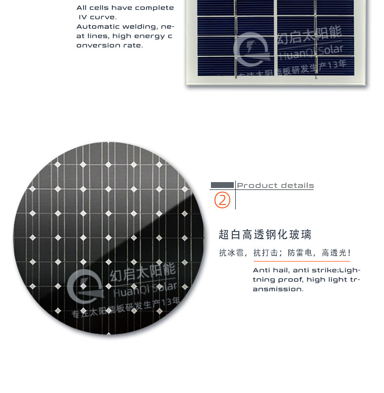 玻璃层压太阳能电池板4