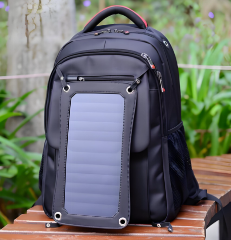 太阳能充电背包插图 太阳能背包