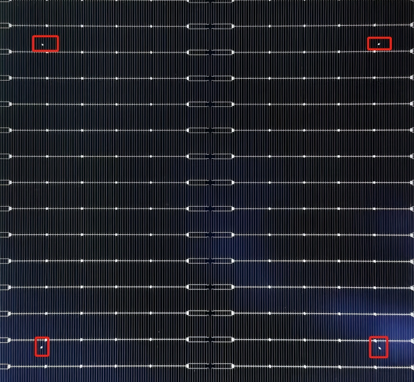 太阳能板上的银线和圆点是干什么的?插图2 太阳能板MARK点