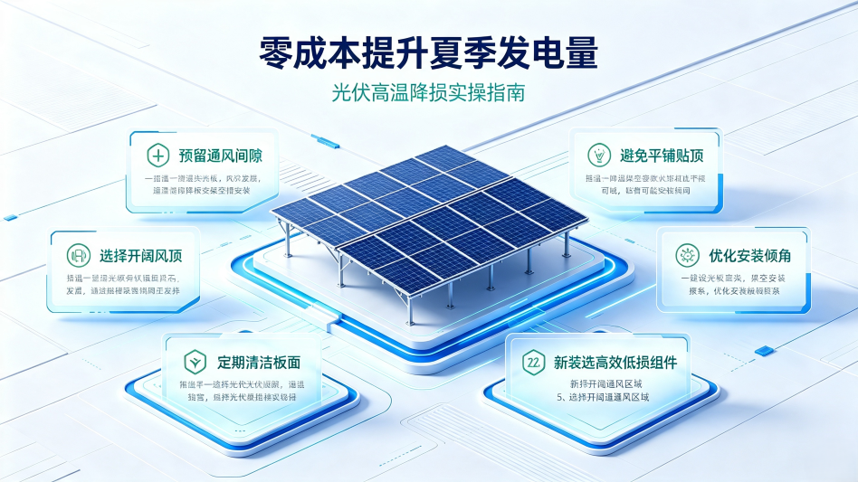高温环境如何降低太阳能板功率损耗插图 太阳能板发电