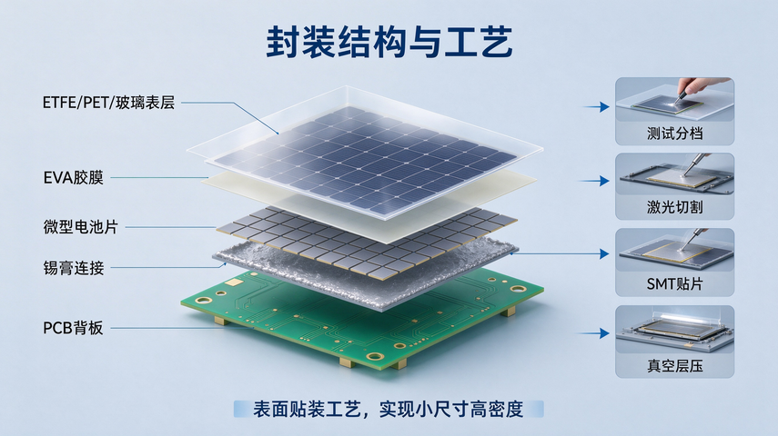 SMT贴片太阳能板封装工艺、效率与应用场景详解插图1 sunpower太阳能板贴片